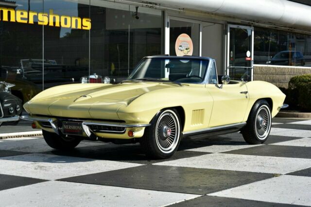 1967 Black Chevrolet Corvette Convertible