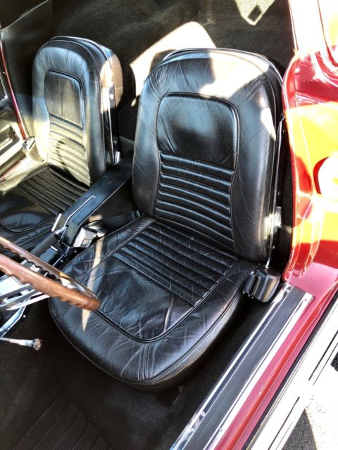 1967 Maroon Chevrolet Corvette Coupe