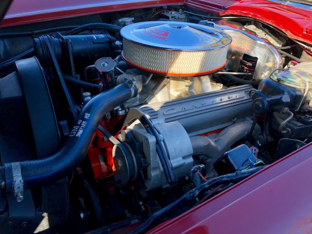 1967 Maroon Chevrolet Corvette Coupe