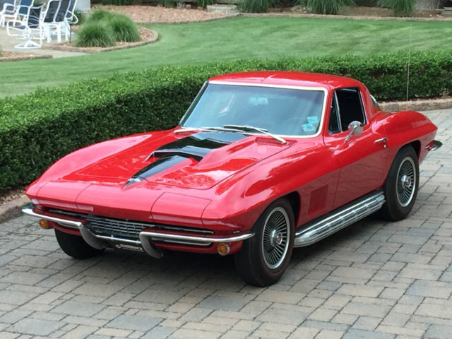 1967 Red Chevrolet Corvette Coupe