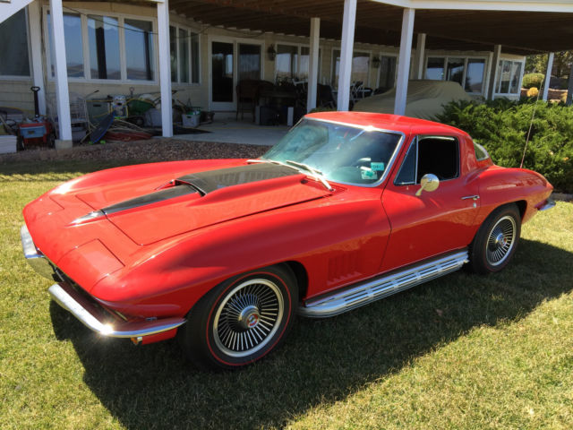 1967 Red Chevrolet Corvette Coupe