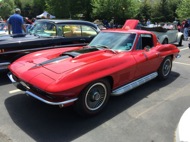 1967 Red Chevrolet Corvette Coupe