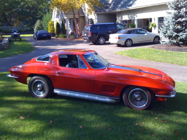 1967 Red Chevrolet Corvette Coupe