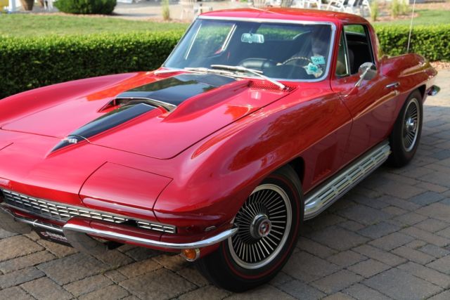 1967 Red Chevrolet Corvette Coupe