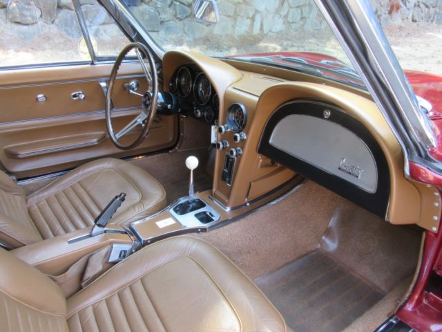 1967 Marlboro Maroon Chevrolet Corvette Convertible