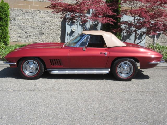 1967 Marlboro Maroon Chevrolet Corvette Convertible