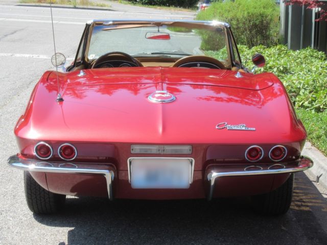 1967 Marlboro Maroon Chevrolet Corvette Convertible