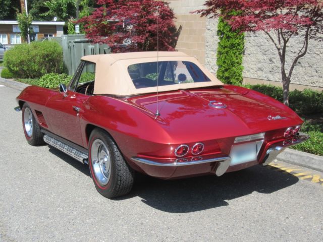 1967 Marlboro Maroon Chevrolet Corvette Convertible
