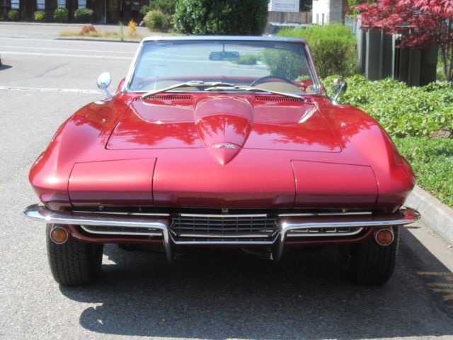 1967 Marlboro Maroon Chevrolet Corvette Convertible