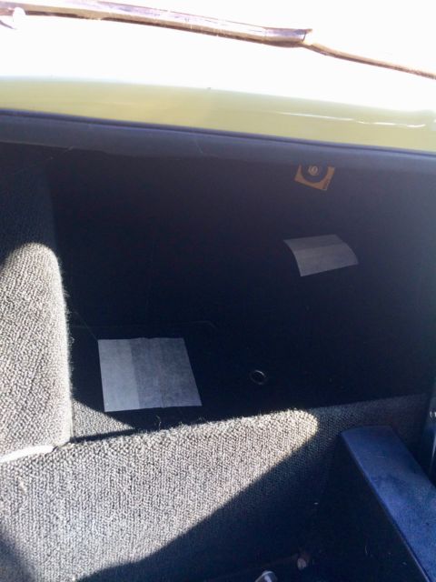 1967 Yellow Chevrolet Corvette Convertible