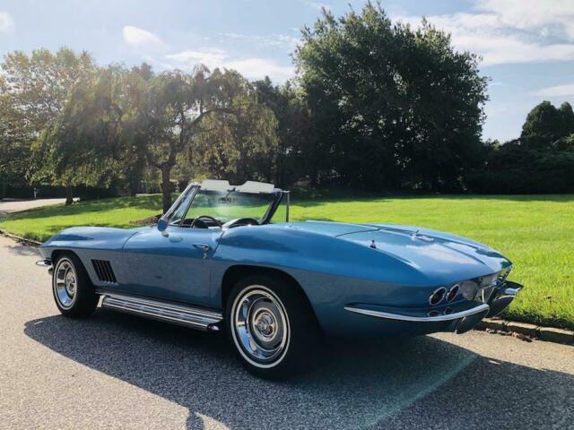 1967 Blue Chevrolet Corvette Convertible