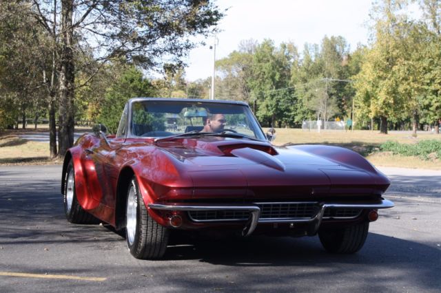 1967 Yellow Chevrolet Corvette Convertible
