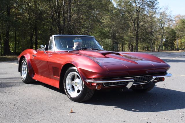 1967 Yellow Chevrolet Corvette Convertible