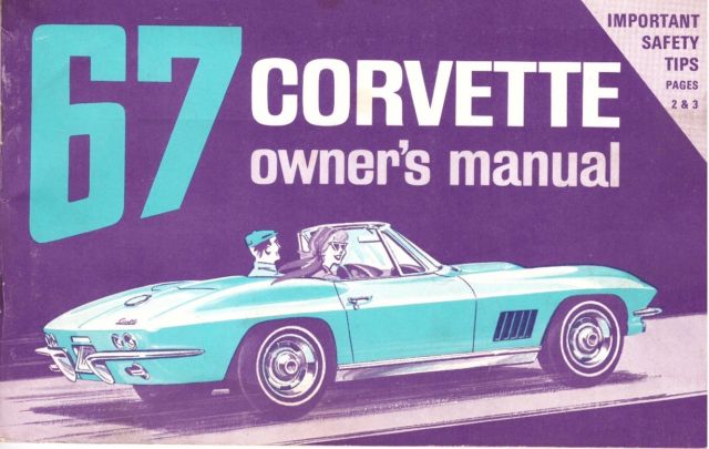 1967 Yellow Chevrolet Corvette Convertible