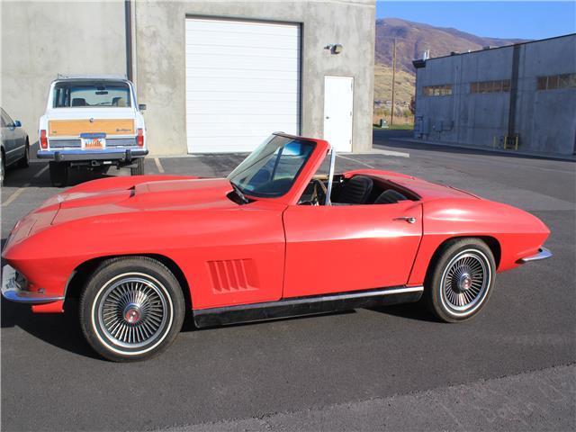 1967 Red Chevrolet Corvette --