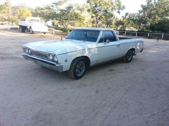 1967 White Chevrolet El Camino Standard Cab Pickup