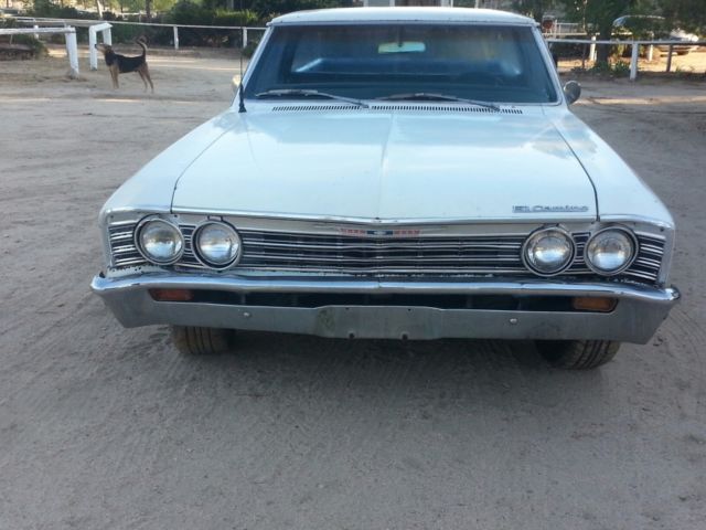 1967 White Chevrolet El Camino Standard Cab Pickup