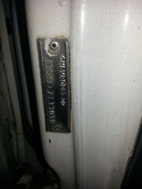 1967 White Chevrolet El Camino Standard Cab Pickup