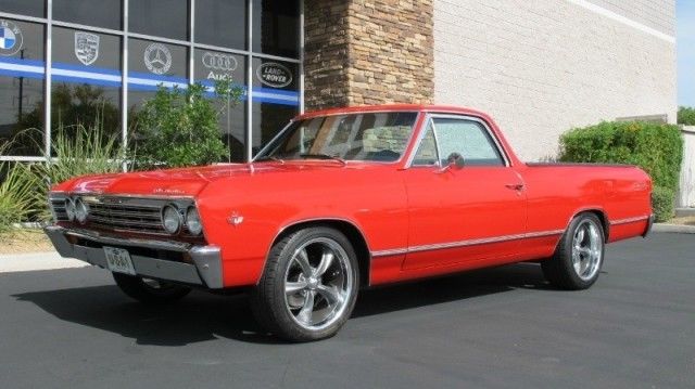 1967 Red Chevrolet El Camino TRUCK