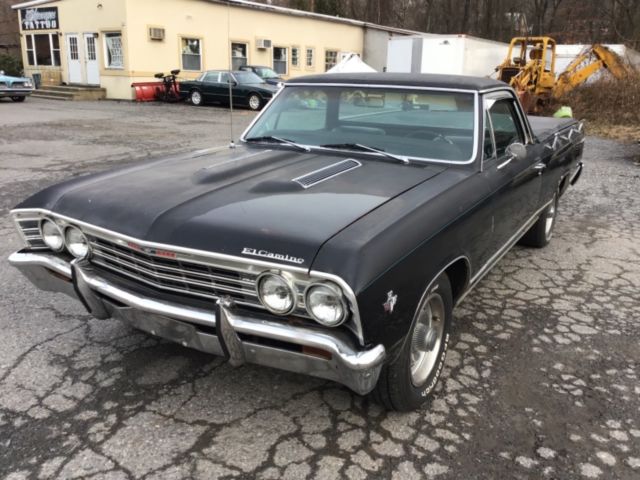1967 Black Chevrolet El Camino