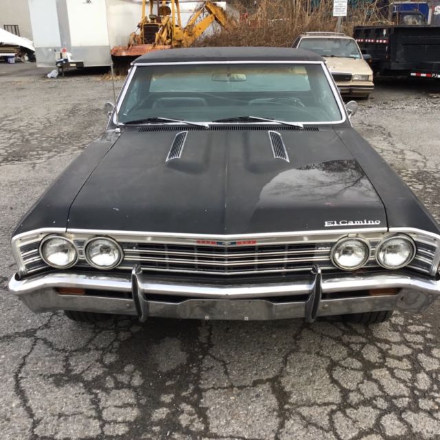 1967 Black Chevrolet El Camino
