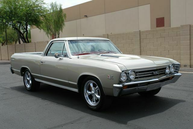 1967 Silver Chevrolet El Camino Pickup Truck