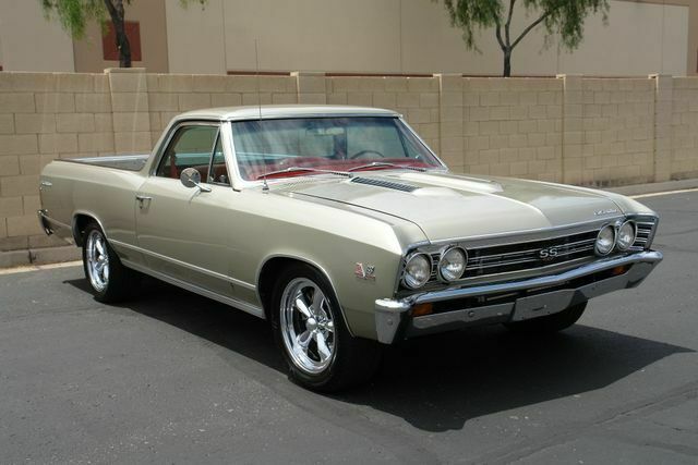 1967 Silver Chevrolet El Camino Pickup Truck