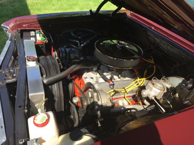 1967 Burgundy Chevrolet El Camino Crew Cab Pickup