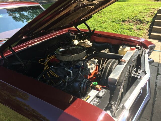 1967 Burgundy Chevrolet El Camino Crew Cab Pickup