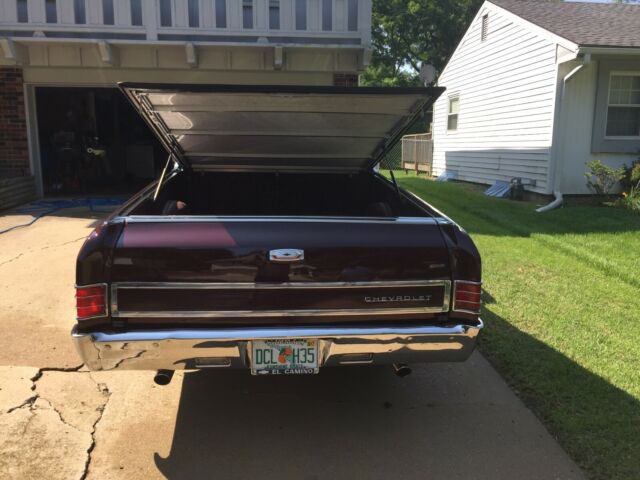 1967 Burgundy Chevrolet El Camino Crew Cab Pickup