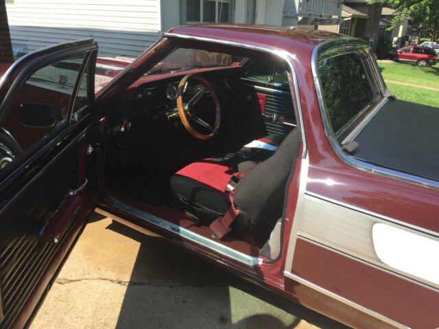 1967 Burgundy Chevrolet El Camino Crew Cab Pickup