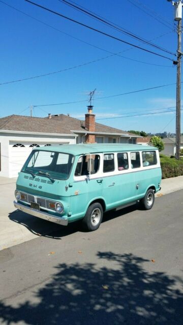 1967 Green/White Chevrolet G20 Van Van