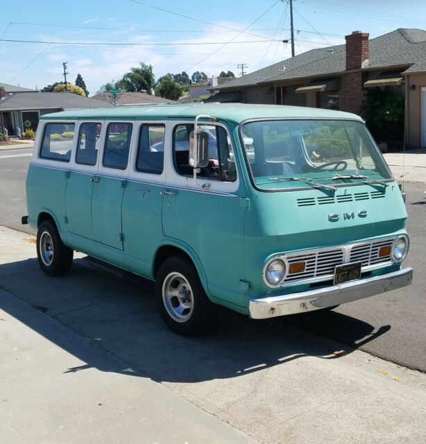 1967 Green/White Chevrolet G20 Van Van