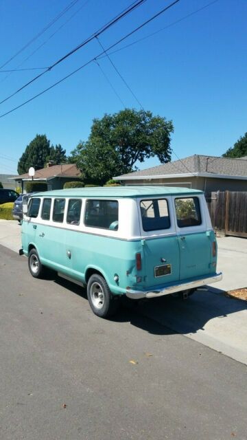 1967 Green/White Chevrolet G20 Van Van