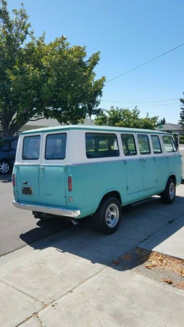 1967 Green/White Chevrolet G20 Van Van