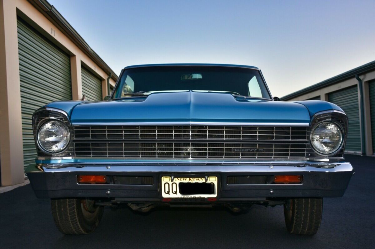1967 Blue Chevrolet Nova Coupe
