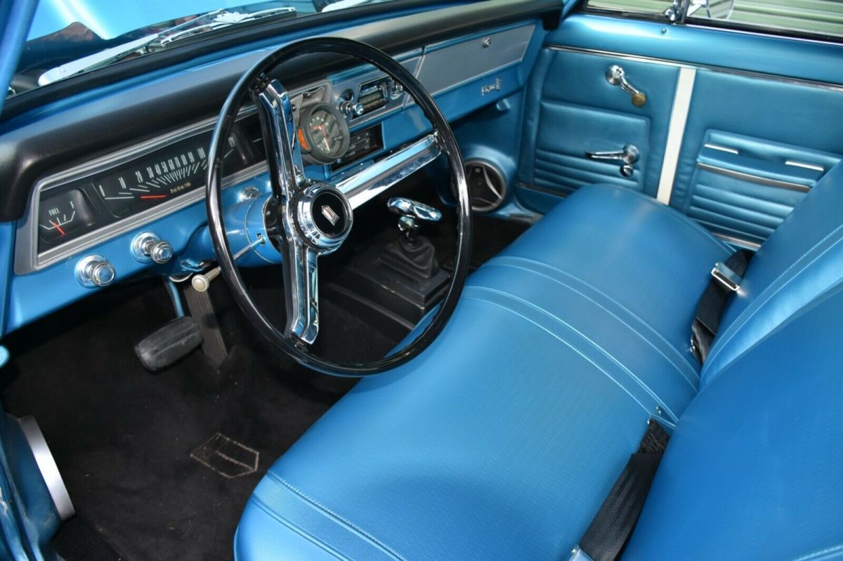 1967 Blue Chevrolet Nova Coupe