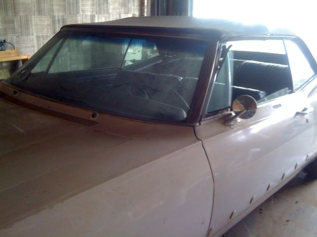 1967 Yellow Chevrolet Impala Convertible