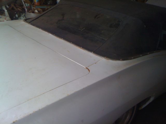 1967 Yellow Chevrolet Impala Convertible