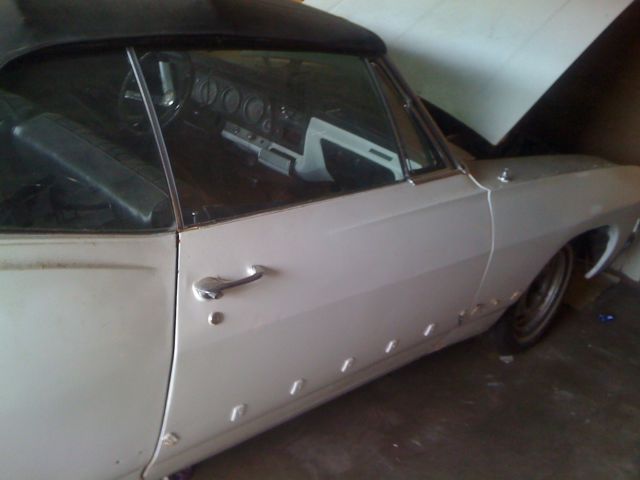 1967 Yellow Chevrolet Impala Convertible