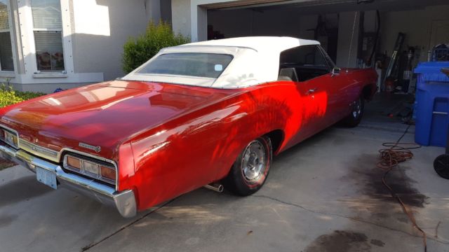 1967 Red Chevrolet Impala Convertible