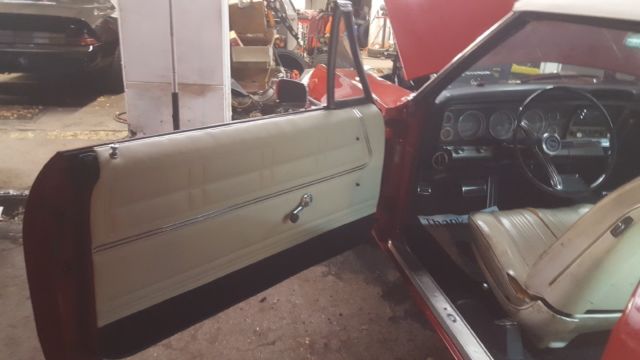 1967 Red Chevrolet Impala Convertible
