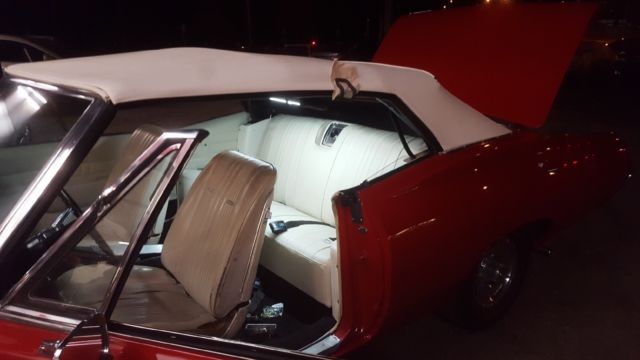 1967 Red Chevrolet Impala Convertible
