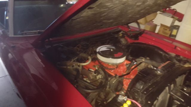 1967 Red Chevrolet Impala Convertible
