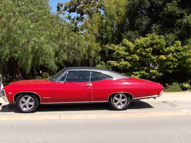 1967 Red Chevrolet Impala Sport Coupe