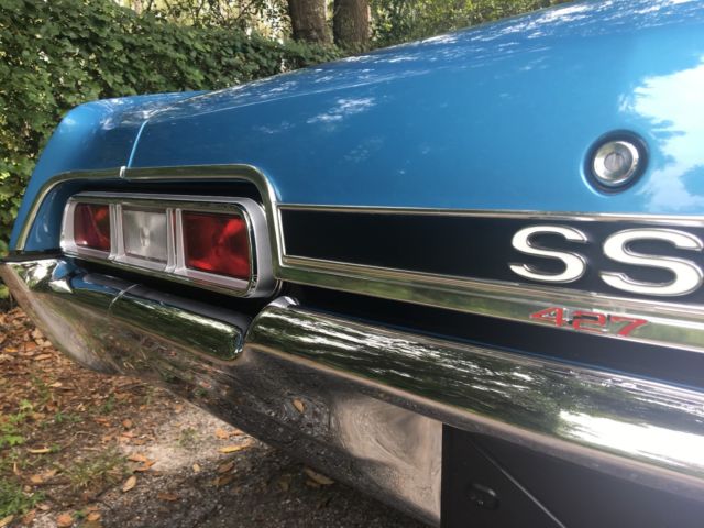 1967 Blue Chevrolet Impala Coupe