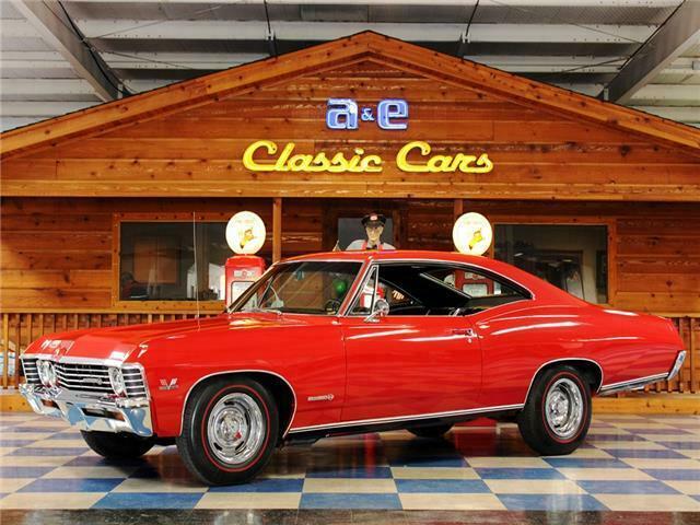 1967 Red Chevrolet Impala --