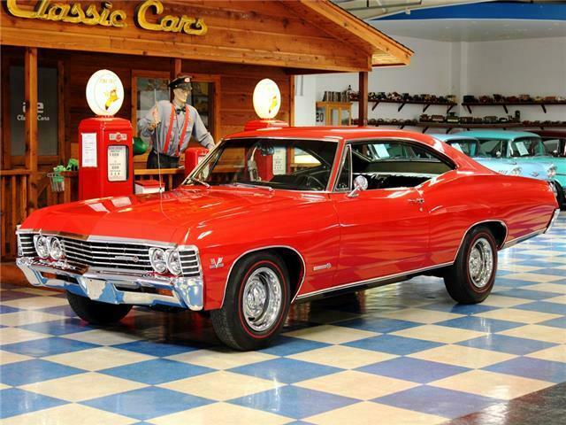 1967 Red Chevrolet Impala --