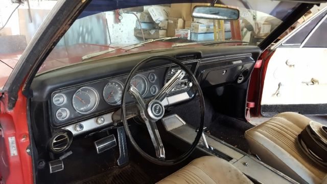 1967 Red Chevrolet Impala Convertible