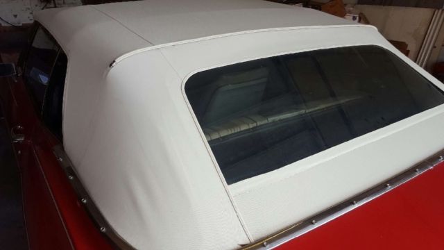 1967 Red Chevrolet Impala Convertible